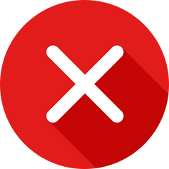 Cash payments not accepted